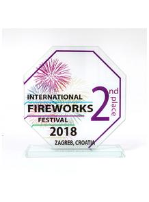 Загреб, Хорватия, июль 2018.
Международный фестиваль фейерверков.
2-е место.